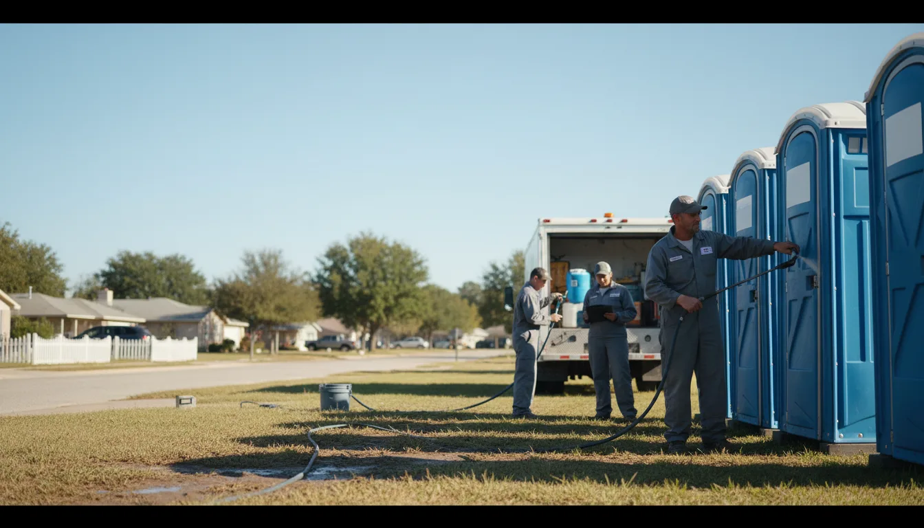 Long-Term Portable Toilet Rental in Ivor, VA near me